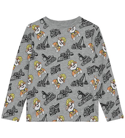 Minymo Blouse - Paw Patrol - Grey Melange