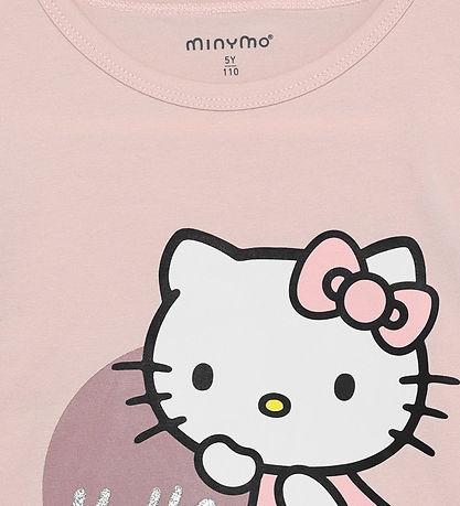 Minymo Tröja - Hello Kitty - Sepia Rose