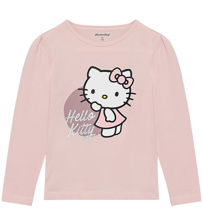 Minymo Tröja - Hello Kitty - Sepia Rose
