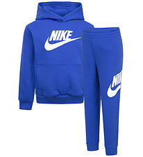 Nike Sweatset - Hoodie/Sweatpants - Match Royal