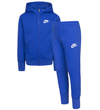 Nike Sweatset - Cardigan/Sweatpants - Match Royal