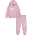 Nike Sweat Set - Hoodie/Sweatpants - Mineral Soft Pink