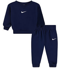 Nike Sweatset - Sweatshirt/Sweatpants - Midnight Marinblå