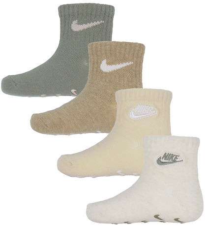 Nike Socken - 4er-Pack - Rutschfest - Pale Ivory Heather