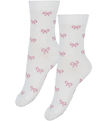 Fuzzies Socks - 2-Pack - White/Pink w. Loops