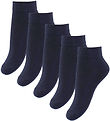 Fuzzies Ankle Socks - 5-Pack - Navy