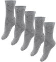 Fuzzies Socks - 5-Pack - Grey Melange