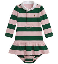 Polo Ralph Lauren Klänning m. Bloomers - Surfside Rose/Kelly Gre