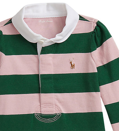 Polo Ralph Lauren Dress w. Bloomers - Surfside Rose/Kelly Green