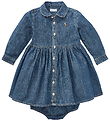 Polo Ralph Lauren Dress w. Bloomers - Denim - Indigo