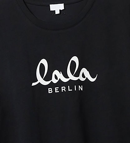 Lala Berlin T-shirt - Lala - Black w. White