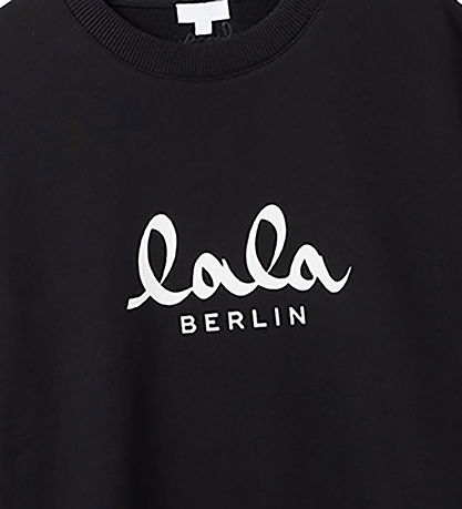 Lala Berlin Sweatshirt - Lala - Black w. White