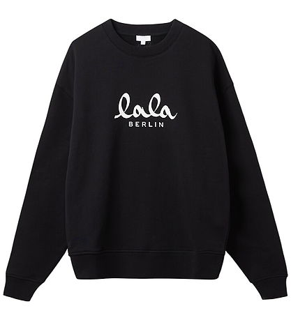 Lala Berlin Sweatshirt - Lala - Black w. White