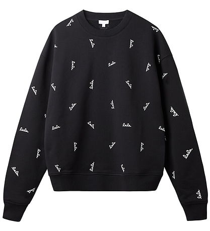 Lala Berlin Sweatshirt - Shiloh - Black w. White