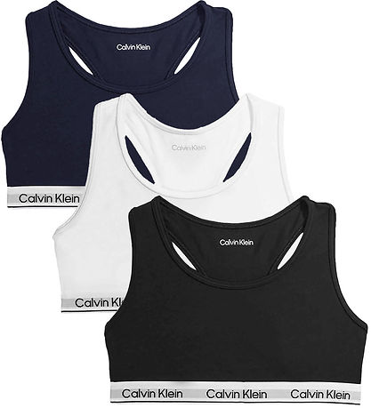 Calvin Klein Tops - 3-Pack - Black/Classicwhite/Blackiris