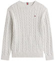 Tommy Hilfiger Blouse - Knitted - Grey Melange