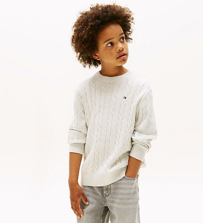 Tommy Hilfiger Blouse - Knitted - Grey Melange