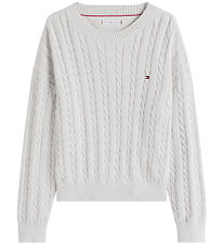 Tommy Hilfiger Blouse - Knitted - Grey Melange