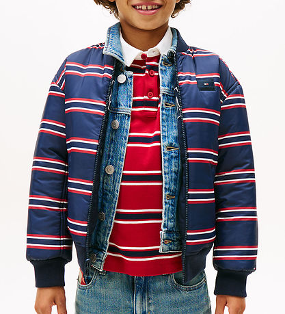Tommy Hilfiger Puffer Jacket - Reversible - Dark Night Navy