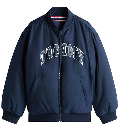 Tommy Hilfiger Puffer Jacket - Reversible - Dark Night Navy