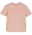 Emporio Armani T-Shirt - Mahogany Rose m. Strickerei