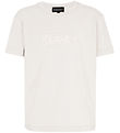 Emporio Armani T-Shirt - Off White m. Strickerei
