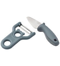 Liewood Peel/Carving Knife for kids - Pertense - Whale Blue