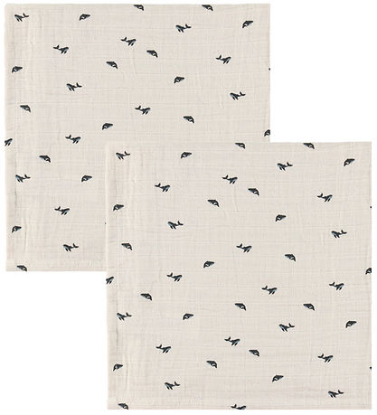 Liewood Muslin Cloths - Muslin - 2-Pack - Lewis - Mini Whale/San