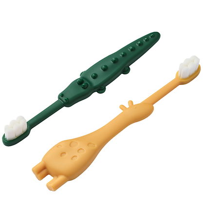 Liewood Barntandborstar - Fabio - 2-pack - Yellow Mellow/Garden