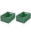 Liewood Foldable Box - Small - Weston - 2-Pack - Dusty Ivy