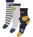 Liewood Socks - 3-Pack - Silas - Universe/Classic Navy