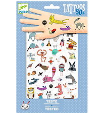 Djeco Tattoos - +50 pcs - Small Creatures