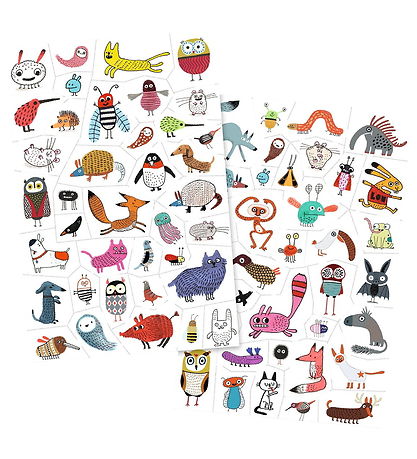 Djeco Tattoos - +50 pcs - Small Creatures