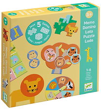 Djeco Game - 5-I-1 - Wild Animals