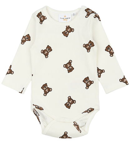 The New Siblings Bodysuit l/s - Rib - TnsbPaulo - Cloud Dancer w