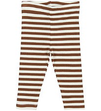 The New Siblings Leggings - Rib - TnsbFro - Toffee Striped