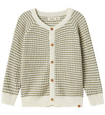 Lil' Atelier Cardigan - Gebreid - NmmHalma - Zeegras