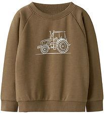 Name It Sweatshirt - NmmVion - Tråkig Gold/Tractor Skiss