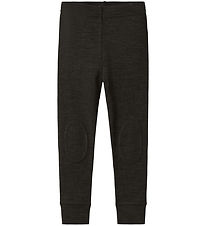Name It Leggings - Ull - Rib - Noos - NmnWax - Svart