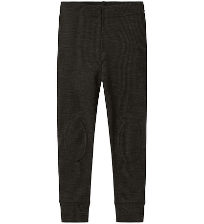 Name It Leggings - Wol - Rib - Noos - NmnWax - Zwart