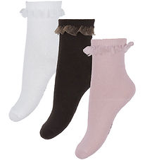 Name It Strumpor - 3-pack - NmfLocka - Polerad Lilac/Cloud Dans