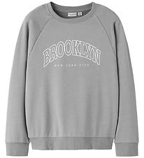 Name It Sweatshirt - NkmVion - Ultimate Grey/Brooklyn Ny