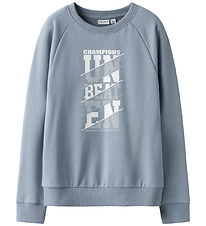 Name It Sweatshirt - NkmVion - Dusty Blue/Obesegrade