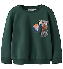 Name It Sweatshirt - NmmLeland - Garden Formklippning m. Tryck