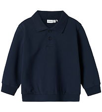 Name It Sweatshirt - Polo - NmmLeopold - Marinblå Blazer