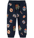 Name It Sweatpants - NmmLeland - Navy Blazer w. Print