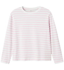 Name It Tröja - NkfLeslie - Sweet Drömmar/Bright White m. Ränder