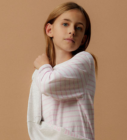 Name It Blouse - NkfLeslie - Sweet Dreams/Bright White w. Stripe