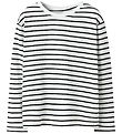 Name It Blouse - NkfLeslie - Black/Bright White w. Stripes
