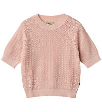 Wheat T-shirt - Knitted - Alva - Powder